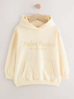Yellow Embroidered Detail Hoodie (3-16yrs)