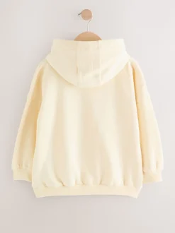 Yellow Embroidered Detail Hoodie (3-16yrs)