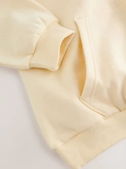 Yellow Embroidered Detail Hoodie (3-16yrs)