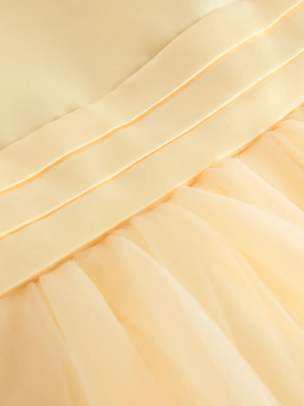 Yellow Flower Girl Bow Dress (3-12yrs)