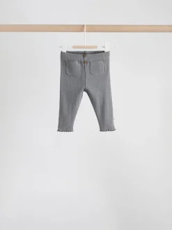 Yellow Flower/ Stripe Long Sleeve Top And Leggings Set 6 Piece (0mths-3yrs)