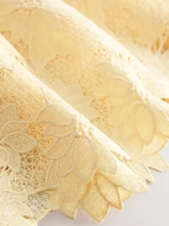 Yellow Lace Occasion Dress (3-16yrs)