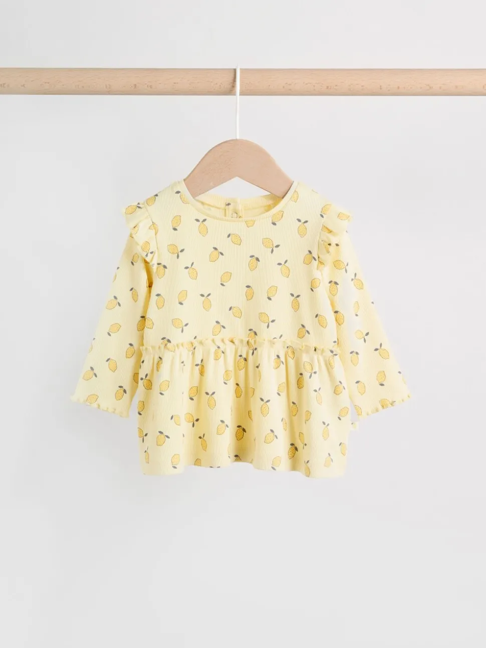 Yellow Lemon Baby Long Sleeve Frill Top And Leggings Set (0mths-2yrs)