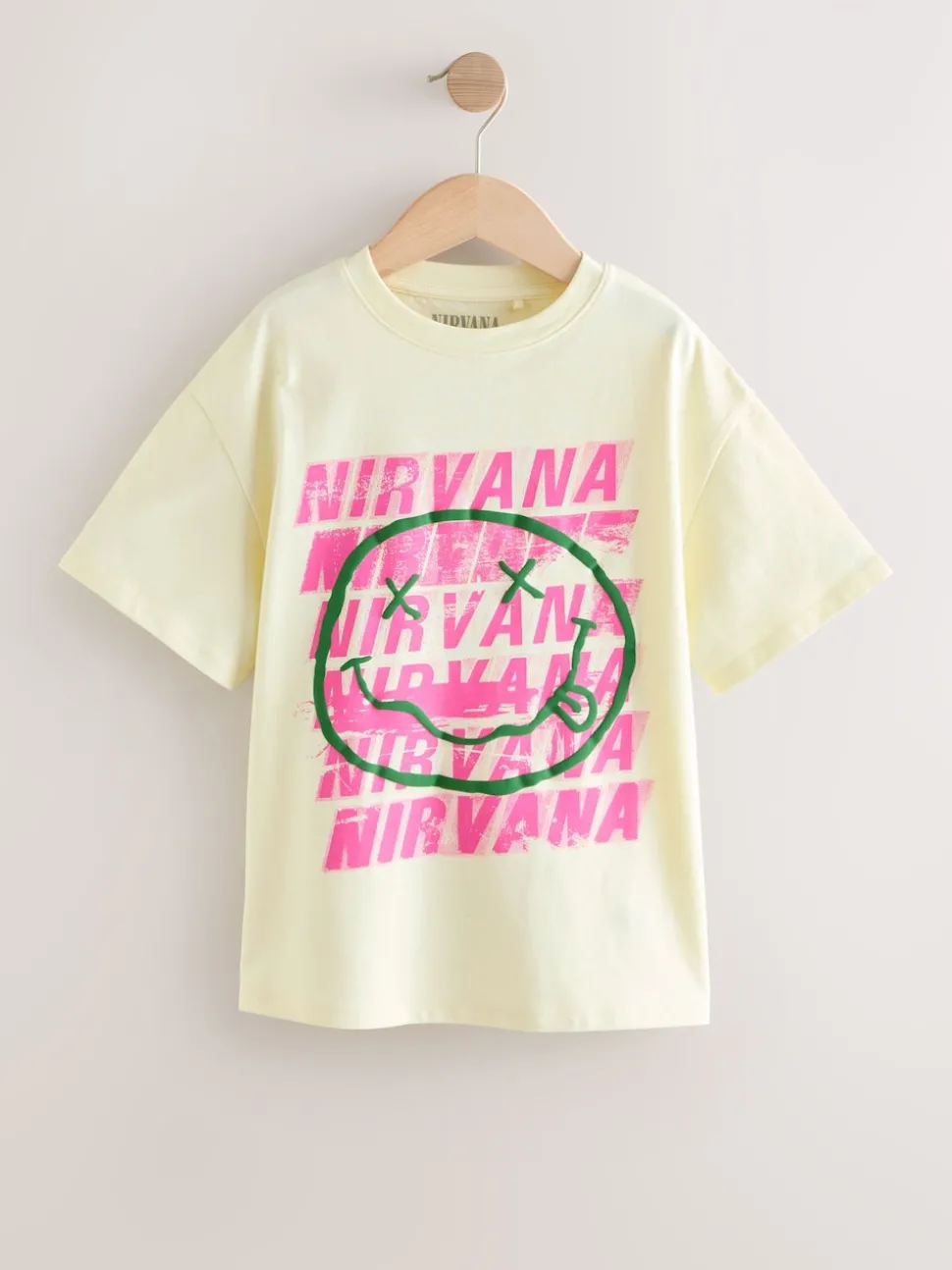 Yellow Nirvana Oversized Graphic T-Shirt (3-16yrs)