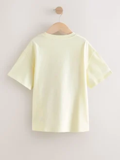 Yellow Nirvana Oversized Graphic T-Shirt (3-16yrs)