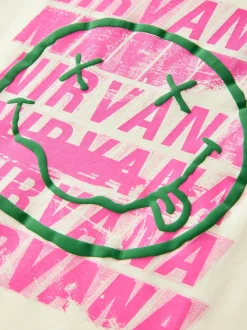 Yellow Nirvana Oversized Graphic T-Shirt (3-16yrs)