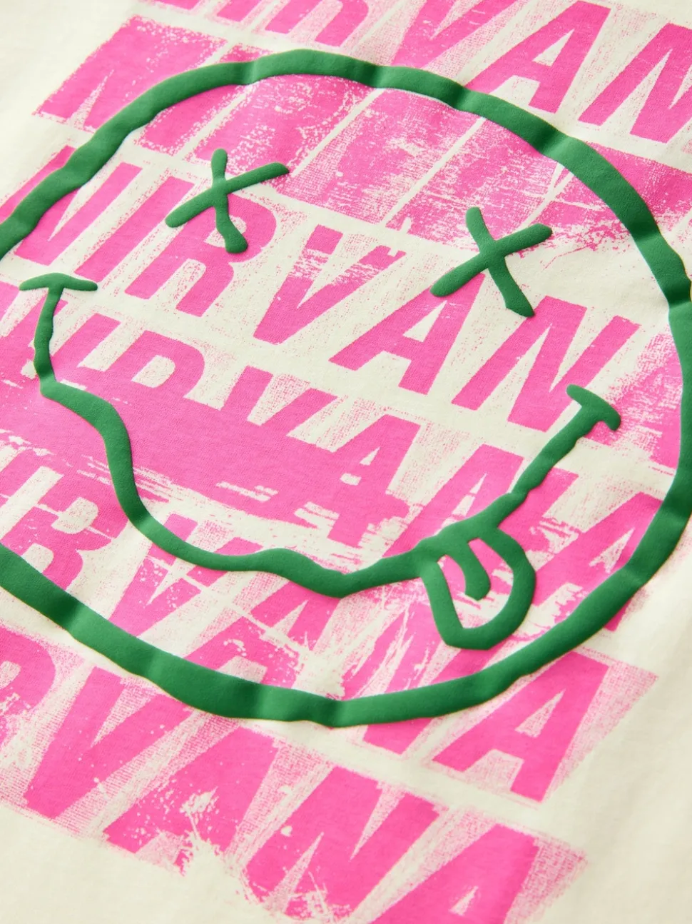 Yellow Nirvana Oversized Graphic T-Shirt (3-16yrs)