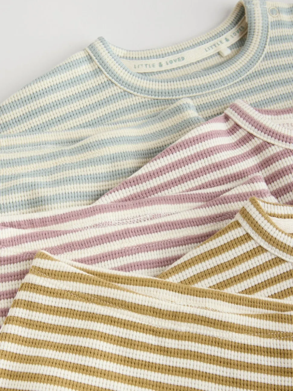 Yellow/Pink/Blue Baby Jersey Tops and Leggings Set 6 Piece (0mths-2yrs)