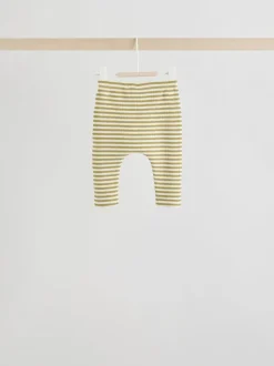 Yellow/Pink/Blue Baby Jersey Tops and Leggings Set 6 Piece (0mths-2yrs)