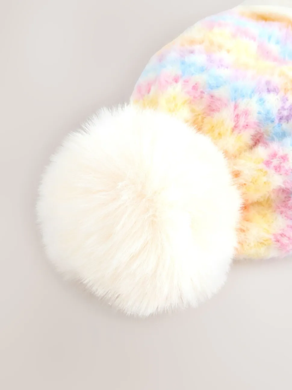 Yellow Pom Beanie Hat (3mths-16yrs)