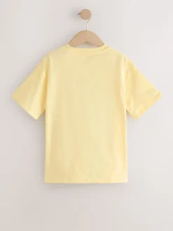 Yellow Pretzel Oversized Graphic Print T-Shirt (3-16yrs)