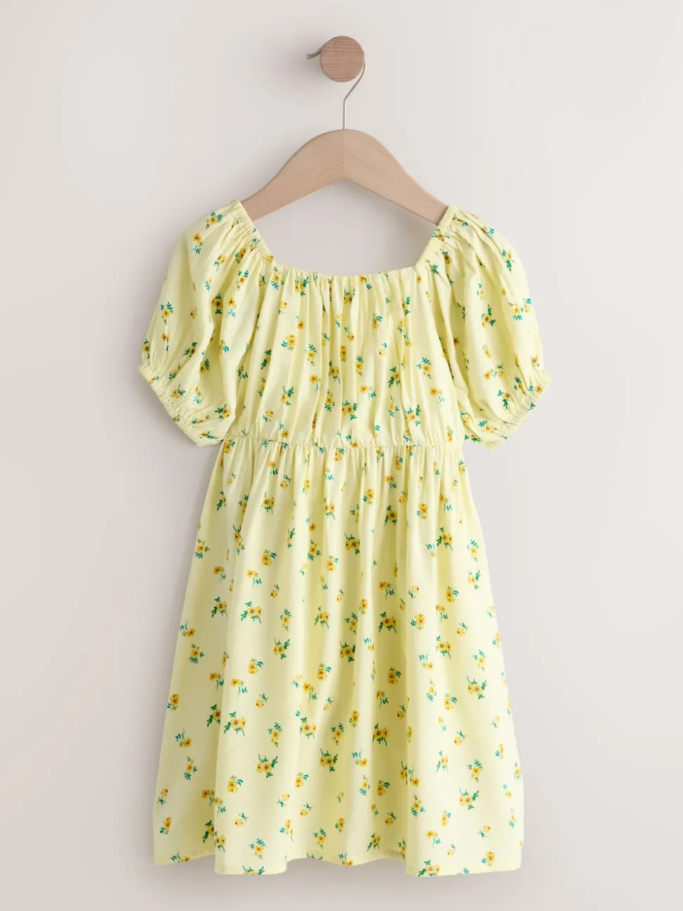 Yellow Short Sleeve Dress (3-16yrs)