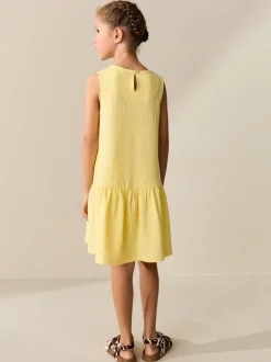 Yellow Sleeveless Jersey Dress (3-16yrs)