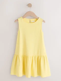 Yellow Sleeveless Jersey Dress (3-16yrs)