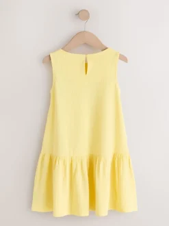 Yellow Sleeveless Jersey Dress (3-16yrs)