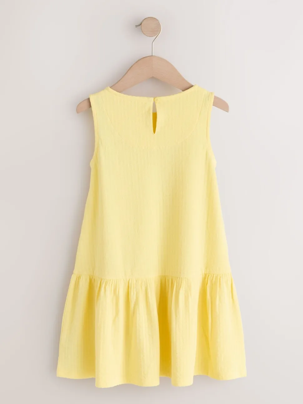 Yellow Sleeveless Jersey Dress (3-16yrs)