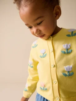Yellow Tulip Cardigan (3mths-10yrs)