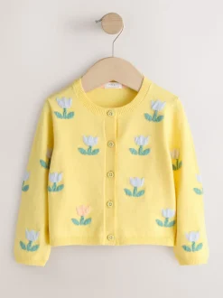 Yellow Tulip Cardigan (3mths-10yrs)