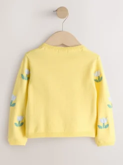 Yellow Tulip Cardigan (3mths-10yrs)