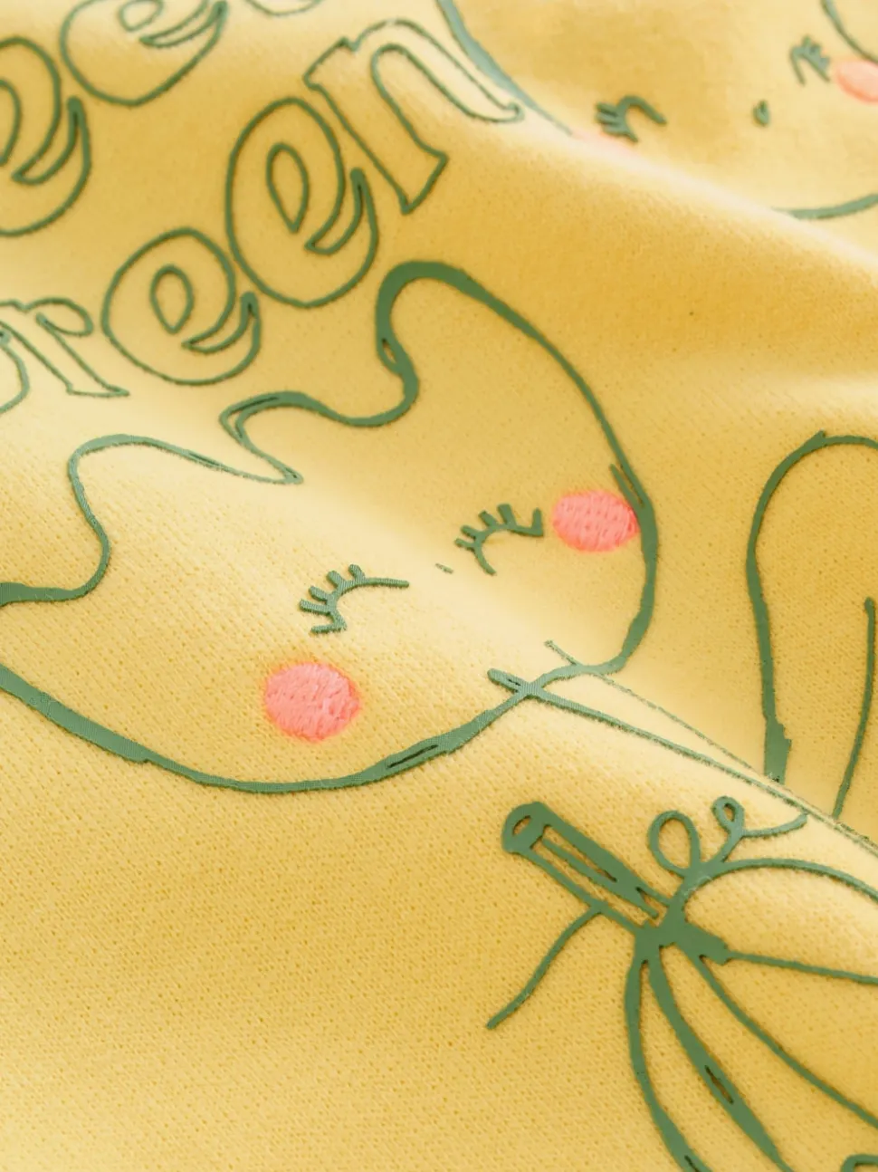 Yellow Vegetables Crew Neck Sweatshirt (3mths-7yrs)