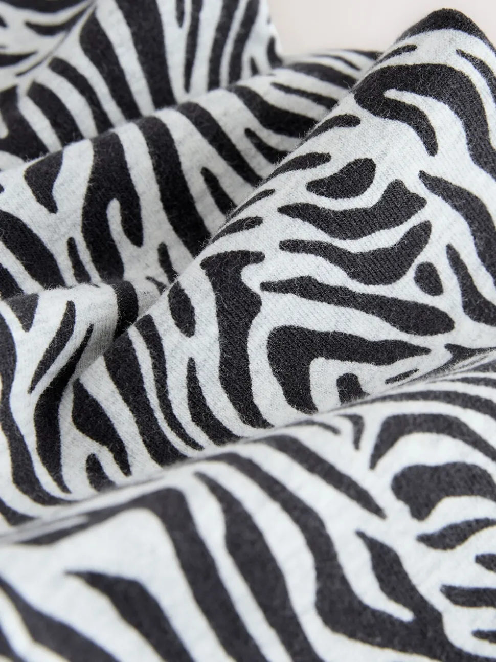 Zebra Grey Animal Print Leggings (3-16yrs)