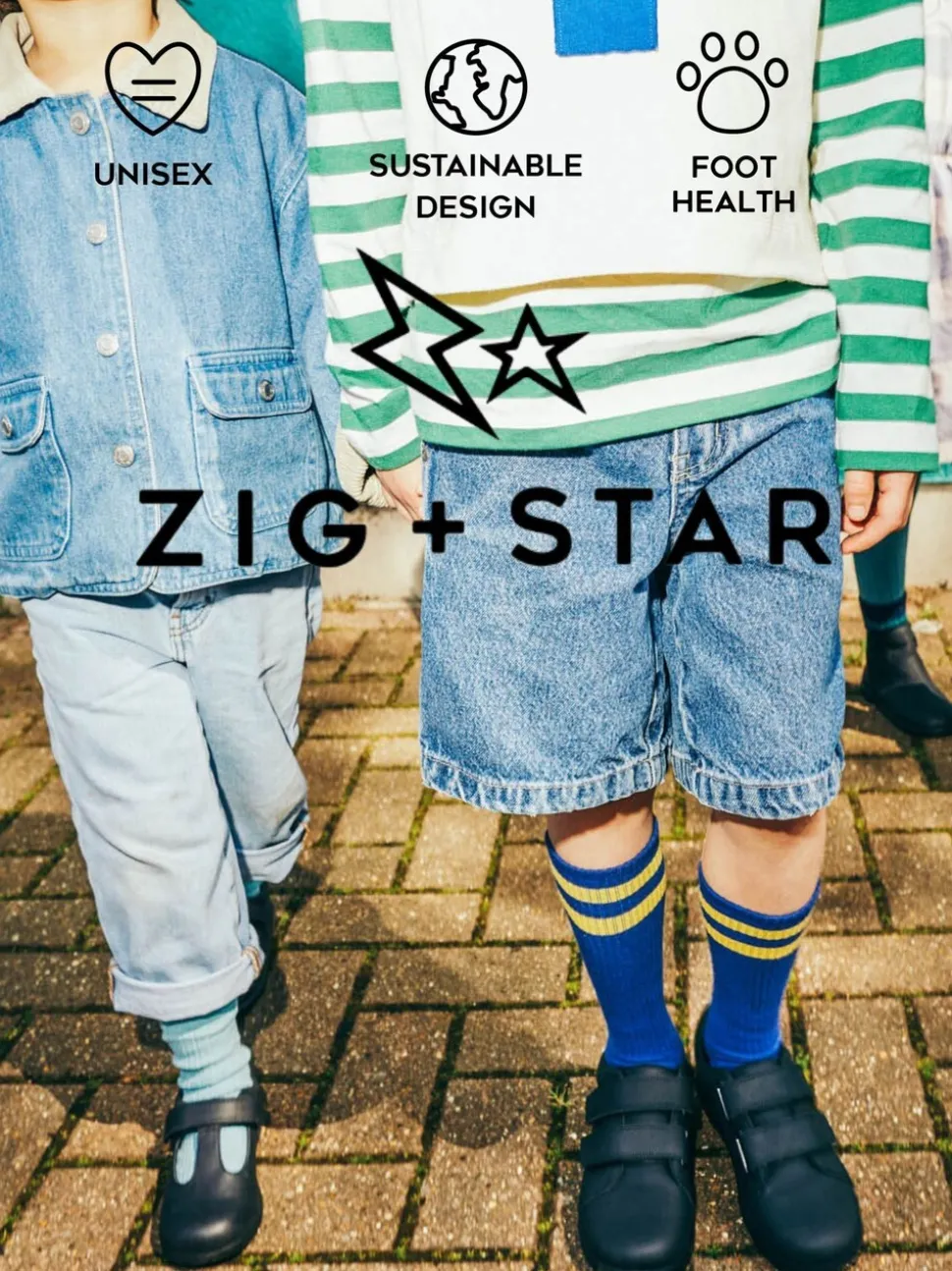 Zig+Star Black Astro Junior Kid's Shoe
