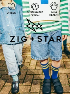 Zig+Star Black Atomic Junior Kid's Shoe