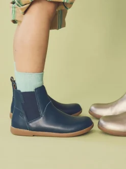 Zig+Star Blue Junior Kids Rockit Boots